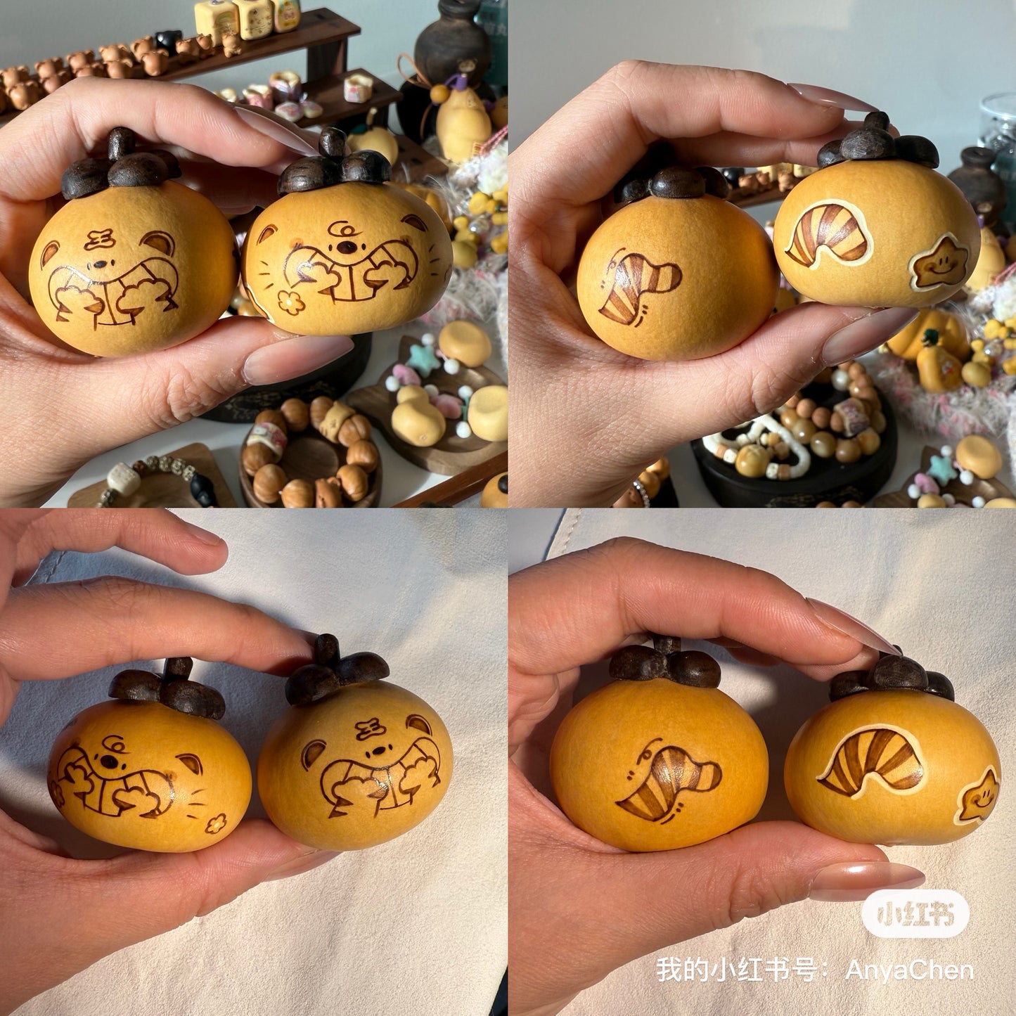 Irregular Handcrafted Gourd | Naturally Shaped Wenwan Art | Anfufu Handmade