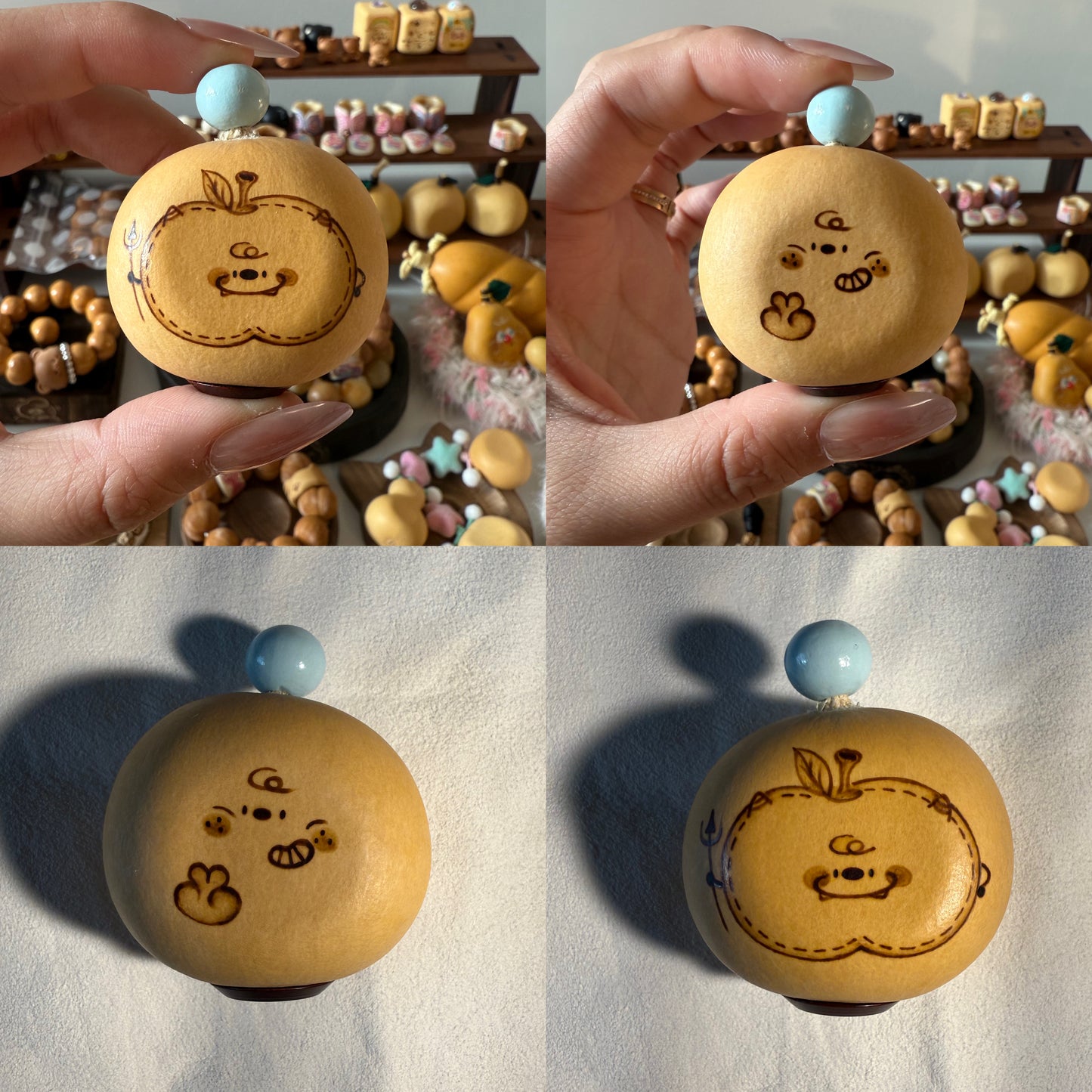 Irregular Handcrafted Gourd | Naturally Shaped Wenwan Art | Anfufu Handmade