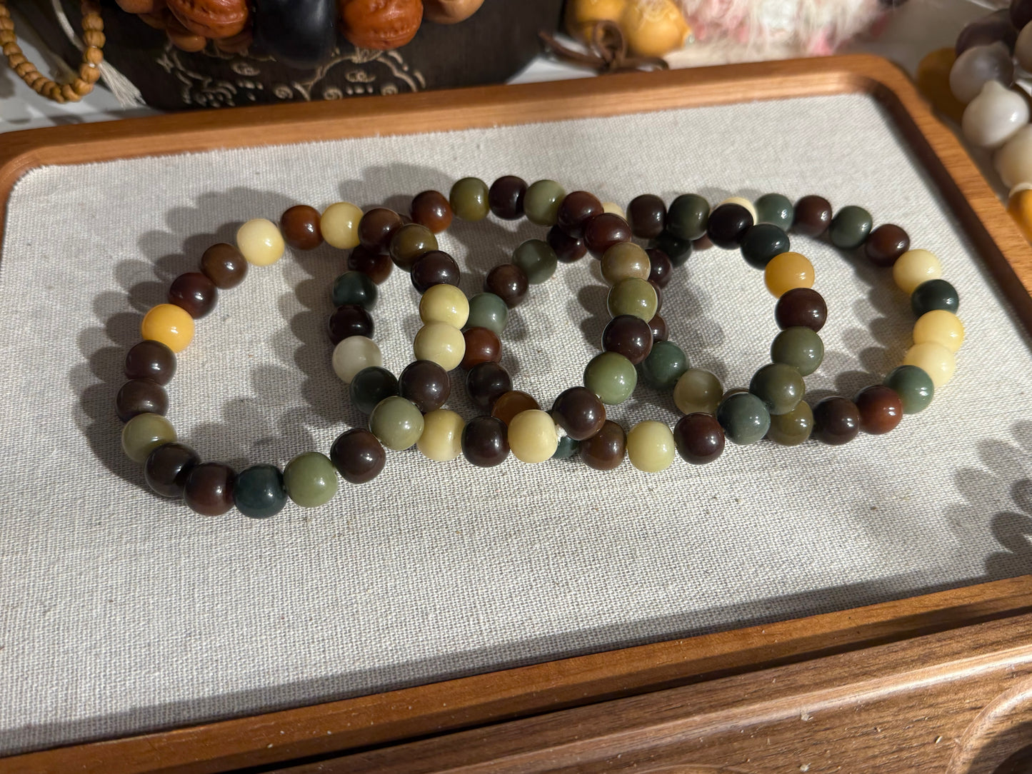 Polished Bodhi Seed Bracelet