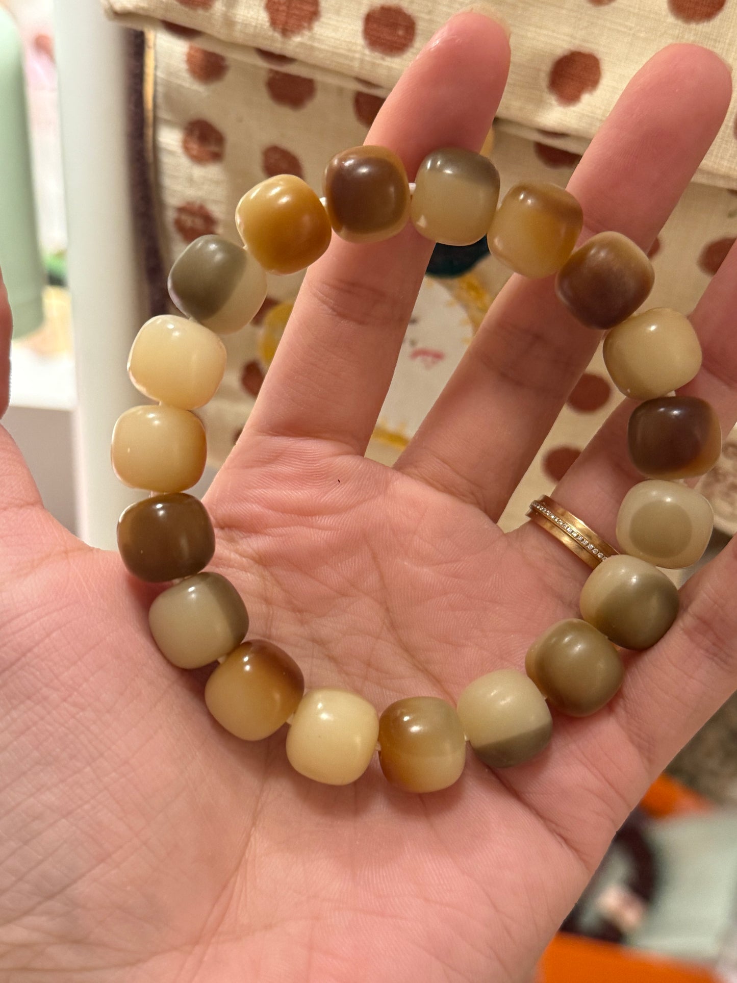 高级干磨菩提手链 | Premium Dry-Polished Bodhi Bracelet