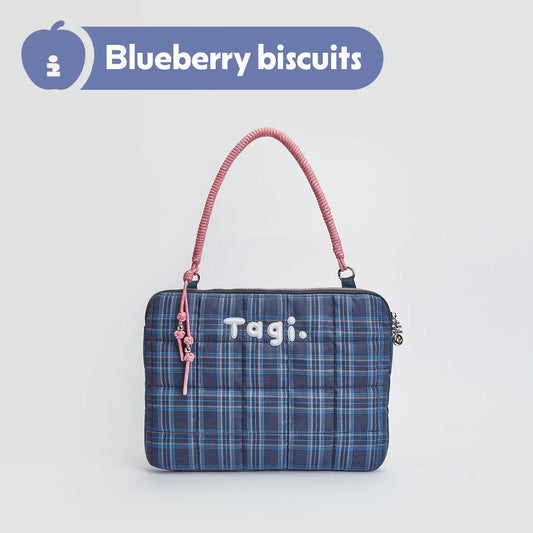 Tagi.Small woven-pilow computer bag