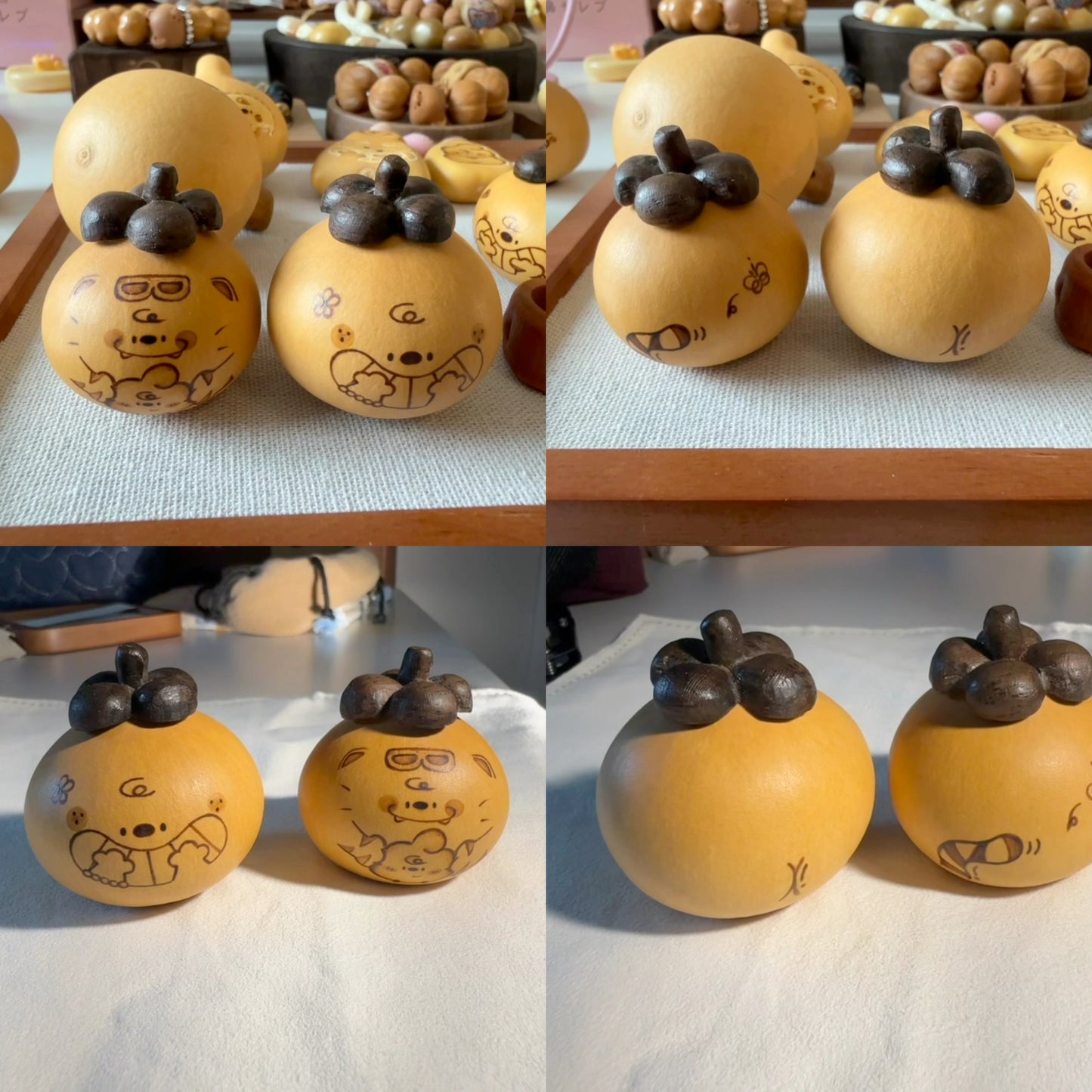 Irregular Handcrafted Gourd | Naturally Shaped Wenwan Art | Anfufu Handmade