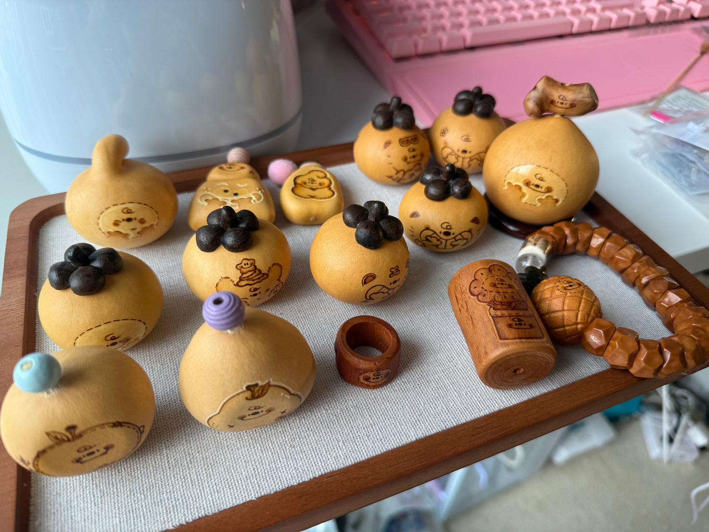 Irregular Handcrafted Gourd | Naturally Shaped Wenwan Art | Anfufu Handmade