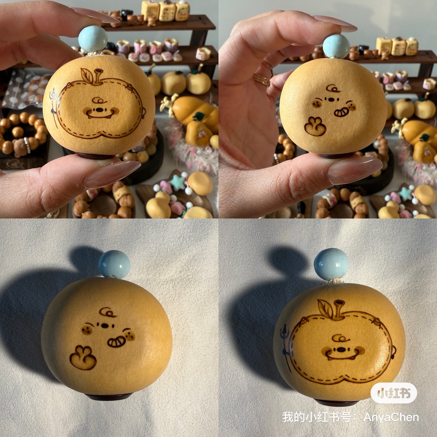 Irregular Handcrafted Gourd | Naturally Shaped Wenwan Art | Anfufu Handmade